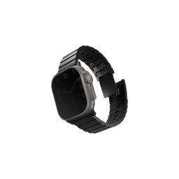 Uniq Strova Magsafe Apple Watch állítható szíj, 49/45/44/42MM, fekete
