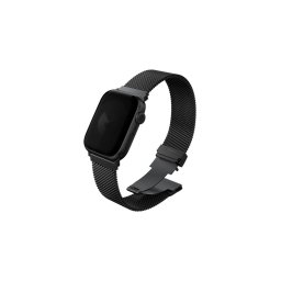 Uniq Dante Pro Apple Watch 49/46/45/44mm állítható fém óraszíj, fekete