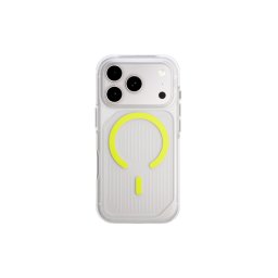 Uniq Combat Active Magclick Apple iPhone 17 Pro Max MagSafe tok, átlátszó-zöld