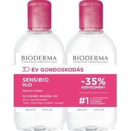 Bioderma Sensibio H2O arc- és sminklemosó 250ml+250ml DUO PACK