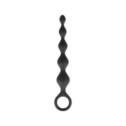 Dorcel Deep Feel - gyöngyös anál dildó (fekete)