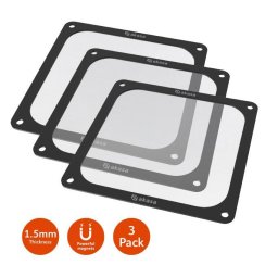 AKASA 120mm erős mágneses PC ventilátor szűrő