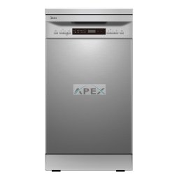 MIDEA MFD45S200X.2-ES szabadonálló keskeny mosogatógép, 10 teríték, 45 cm