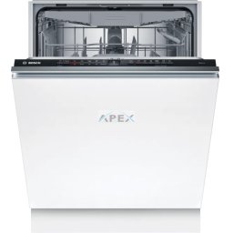 BOSCH SMV2HVX06E Serie 2, Beépíthető mosogatógép, 60 cm, Nemesacél, Home Connect