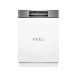 BOSCH SMI2HVS06E Serie 2, Félig beépíthető mosogatógép, 60 cm, Nemesacél, Home Connect