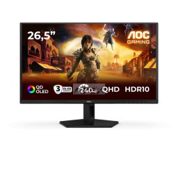 AOC Gaming OLED monitor 26,5" Q27G41ZDF 2560x1440, 16:9, 400cd/m2, 0,03ms, 240Hz, HDMI/DisplayPort