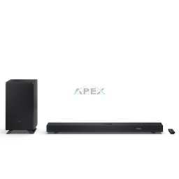 SHARP Q HT-SBW53121(BK) 3.1.2 Dolby Atmos / DTS:X hangprojektor vezeték nélküli mélynyomóval fekete