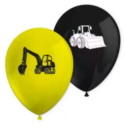 Építkezés léggömb, lufi 5 DARABOS 28 cm