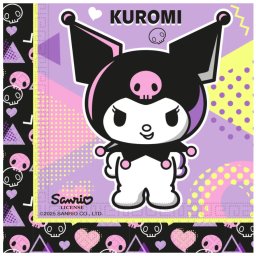 Hello Kitty Kuromi szalvéta 20 DARABOS, 33x33 cm FSC Nr3