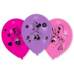 Minnie léggömb, lufi 10 DARABOS 25,4 cm Nr2