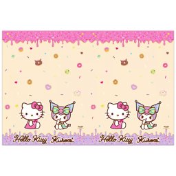 Hello Kitty kuromi műanyag asztalterítő 120x180 cm Nr1