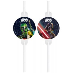 Star Wars papír szívószál, 4 db-os szett FSC Nr1