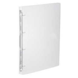 VIQUEL Gyűrűs könyv, 4 gyűrű, 25 mm, A4, PP, VIQUEL "Propyglass", víztiszta