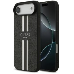 Guess 4G Printed Stripes Apple iPhone Air (2025) MagSafe hátlap tok, fekete