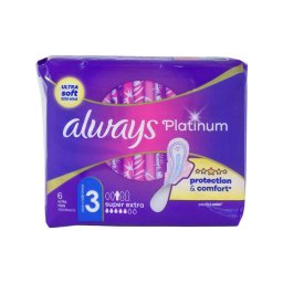 Always Platinum Super Extra egészségügyi betét 6x