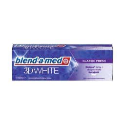 Blend-a-med 3D White Classic Fresh fogkrém 75ml