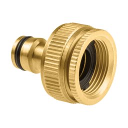 Univerzális tömlőcsatlakozó 3/4"–1" belső menettel, sárgaréz.