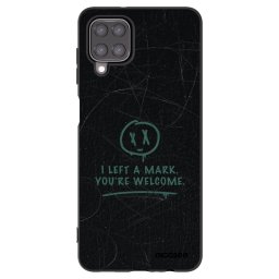 Fekete szilikon tok az alábbi mobiltelefonokra Samsung Galaxy A12 A125F - LEFT A MARK