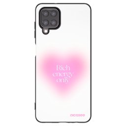 Fekete szilikon tok az alábbi mobiltelefonokra Samsung Galaxy A12 A125F - Rich Energy