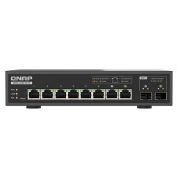 QNAP switch QSW-L3208-2C6T (6x 10GbE port, 2x 10G SFP /NBASE-T Combo, Lite Managed)