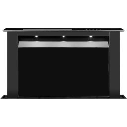 Ciarko Design Moondraft 60 cm fekete pultból kiemelkedő páraelszívó