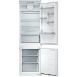 Kluge beépíthető kombi hűtőszekrény alul fagyasztóval, 194L/74L, 35dB