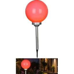 Lámpa Strend Pro Rainbow, napelemes, 4x színes LED, 30x73 cm