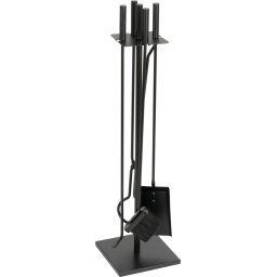 Kandalló szerszám készlet Homefire FT075BA, kandallóhoz, 4 részes, fekete, 81 cm, kandalló szerszám