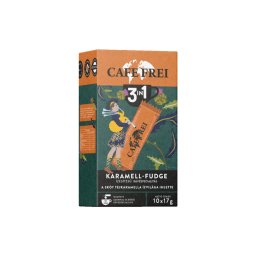 Kávé instant, 10 x 17g, 3in1 Cafe Frei Skót Karamell-Fudge