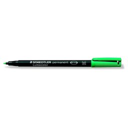 STAEDTLER Alkoholos marker, OHP, 1 mm, STAEDTLER "Lumocolor(R) 317 M", zöld