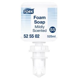 TORK Habszappan, 0,525 l, S5 rendszer, TORK "MIni", enyhén illatosított, átlátszó
