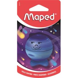 MAPED Hegyező, egylyukú, tartályos, MAPED ,,Planet", bolygók, vegyes minták