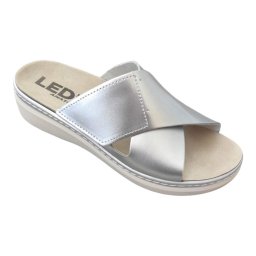 LEDI Anatomic Ni br papucs 012/BP1 ezst tpzras kivehet cserlhet talpbett (41 mret)
