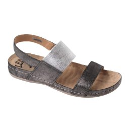 LEDI Anatomic Ni br szandl 730/CR8 szrke-ezst gumis lbfej, alacsony sarok (41 mret)