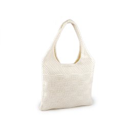 Kötött textil táska / válláska 40x34 cm