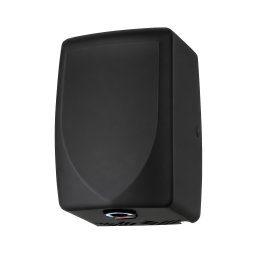 Kézszárító Mini, fekete, rozsdamentes acél 1350W