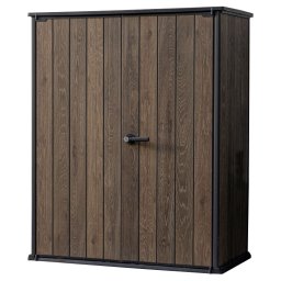Keter Signature Walnut 1400 literes kerti tároló szekrény - diószín