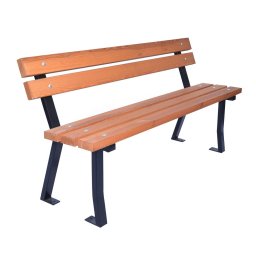 Rojaplast Metal fenyőfáből készült, fém szerkezetű kerti pad, 150 cm