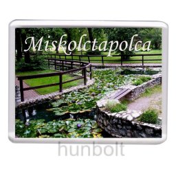 Miskolctapolca Békás Tó hűtőmágnes (műanyag keretes)