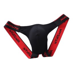 Justic Black - stlusos frfi jockstrap prmium knyelemmel