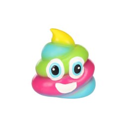 Flamingo latex játék - Tish mosolygó kaki szivárvány színben 1 db