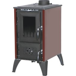 Kályha 806 IGLO, 9 kW, öntöttvas, bordó