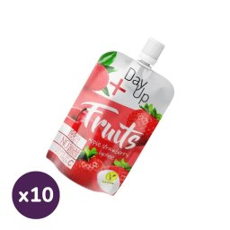 DayUP Fruits Strawberry - alma, eper, licsi (10x100 g)
