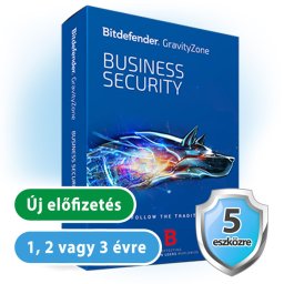 Bitdefender GravityZone Business Security 5 eszközre, 1 évre