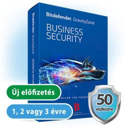 Bitdefender GravityZone Business Security 50 eszközre, 2 évre