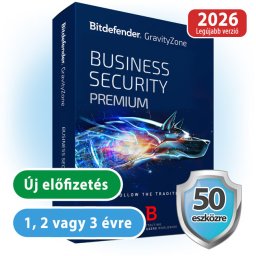 Bitdefender GravityZone Business Security Premium 50 eszközre, 2 évre