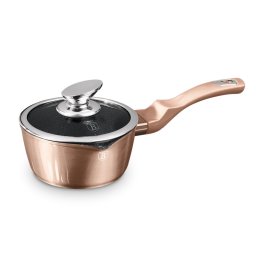 Berlinger Haus Szószos edény fedővel 16 cm márvány bevonattal Rose Gold Collection BH/1524N
