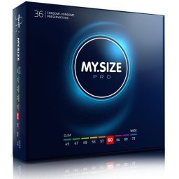 My Size - Pro 60. - 36 db egyedi méretű óvszer (60 mm)