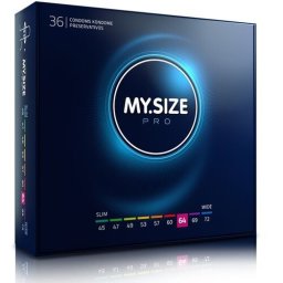 My Size - Pro 64. - 36 db egyedi méretű óvszer (64 mm)