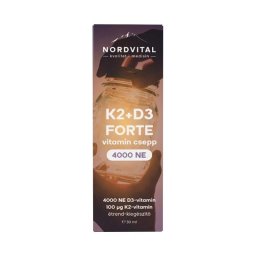 Nordvital K2 + D3 Forte csepp 30ml